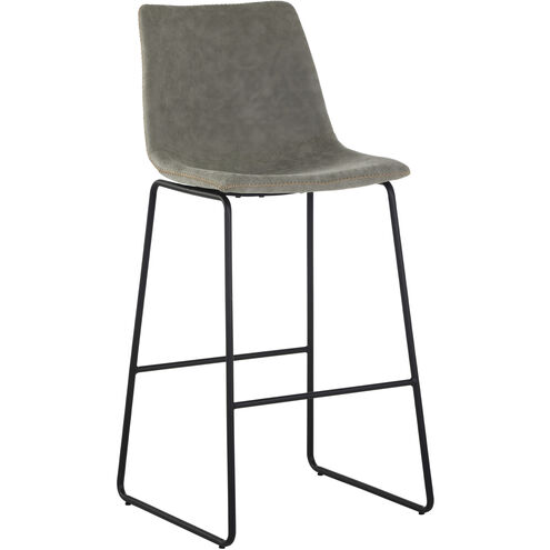 Cal 43.5 inch Antique Grey Barstool, Set Of 2